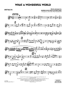 What A Wonderful World Dl - Baritone Sax 