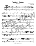 Prelude In A Minor, BWV 942