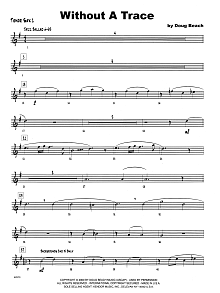 Without A Trace - 1st Tenor Saxophone 