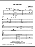 Your Faithfulness - Percussion