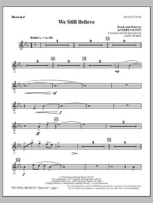 We Still Believe - F Horn 