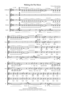 Walking on the Moon (arr. Craig McLeish) 