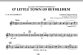 O Little Town Of Bethlehem - Eb Alto Saxophone 2
