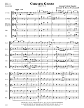 Concerto Grosso (Op. 3, No. 5) - Full Score