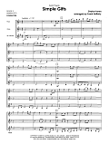 Simple Gifts - Full Score