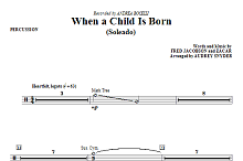 When A Child Is Born (Soleado) - Percussion 