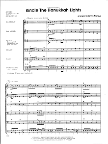 Kindle The Hanukkah Lights - Full Score 