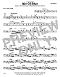 Isle Of Blue (based on the chord changes to "Blue Bossa") - Sample Solo - Bass Clef Instr.