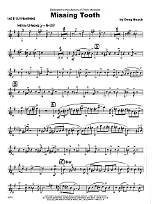 Missing Tooth - Opt. Bass Clarinet 