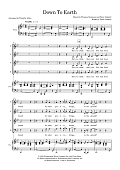 Down To Earth (arr. Tim Allen) - Full Score