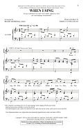 When I Sing (arr. Roger Thornhill)