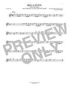 Bella Notte (from Lady And The Tramp) 