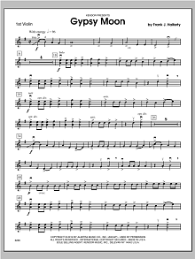 Gypsy Moon - Violin 1 