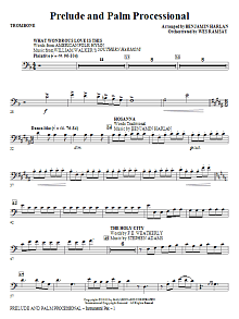 Prelude And Palm Processional - Trombone 
