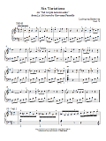 Six Variations On "Nel Cor Piu Non Mi Sento"