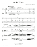 We Are Golden (arr. Alan Billingsley) - Guitars 1 & 2