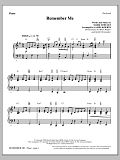 Remember Me - Piano