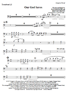 Our God Saves - Trombone 1 & 2 
