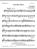 Lord Have Mercy - Clarinet 1 & 2