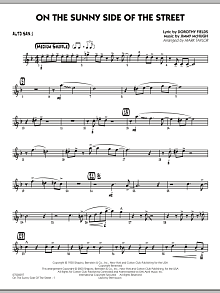On The Sunny Side Of The Street - Alto Sax 1 