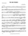 Two Bach Preludes - Eb Alto Saxophone