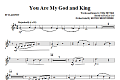 You Are My God And King - Bb Clarinet