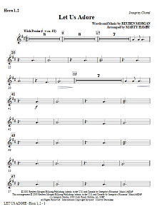 Let Us Adore - F Horn 1,2 