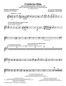 Celebrate Him (Medley) - Tenor Sax 1,2/Baritone TC 1,2 