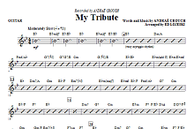 My Tribute - Guitar 