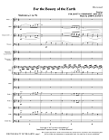 For the Beauty of the Earth - Full Score