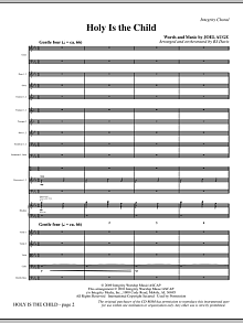 Holy Is The Child - Full Score 