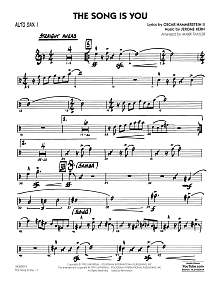 The Song Is You - Alto Sax 1 