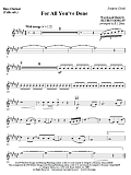 For All You've Done - Bassoon (Cello sub.)