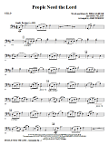 People Need The Lord - Cello