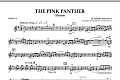 The Pink Panther (Theme) - Violin 2
