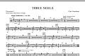 Three Noels - Percussion 1