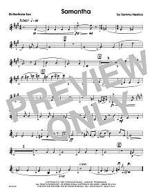 Samantha - Eb Baritone Saxophone 