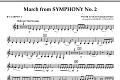 March from Symphony No. 2 - Bb Clarinet 2