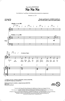 Na Na Na (arr. Mac Huff) 