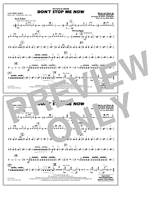 Don't Stop Me Now - Aux Percussion 