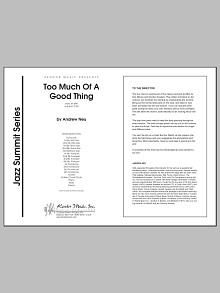 Too Much of a Good Thing - Full Score 