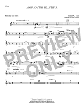 America, the Beautiful - Oboe