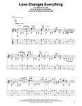 Love Changes Everything (from Aspects Of Love) (arr. David Jaggs)