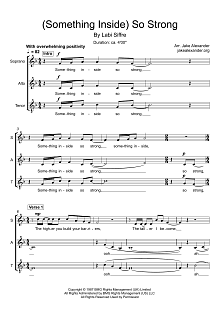 (Something Inside) So Strong (arr. Jake Alexander) 