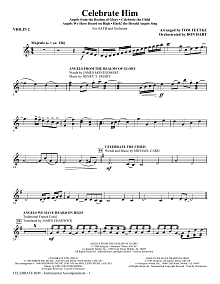Celebrate Him (Medley) - Violin 2 