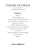Colors of Grace - Lessons for Lent (New Edition) (Orchestra Accompaniment) - Violin 2