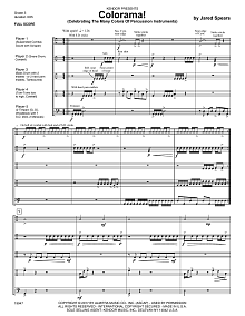Colorama! (Celebrating The Many Colors Of Percussion Instruments) - Full Score 