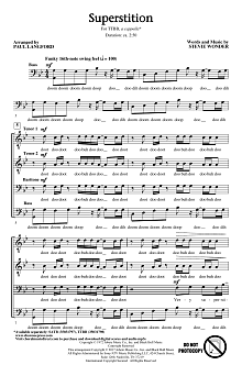 Superstition (arr. Paul Langford) 