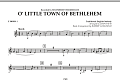 O Little Town Of Bethlehem - F Horn 1