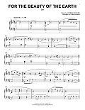 For The Beauty Of The Earth (arr. Phillip Keveren)